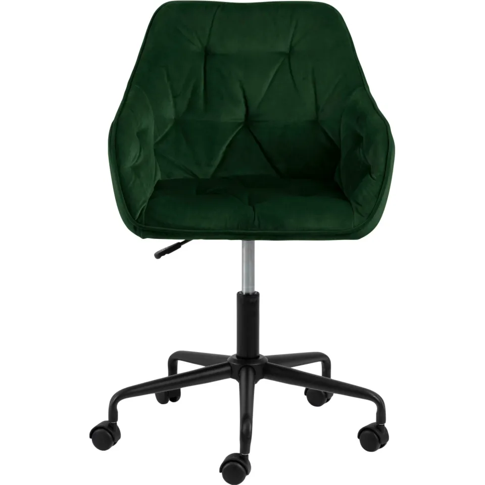 Bendt Loren velvet bureaustoel groen, foto 2