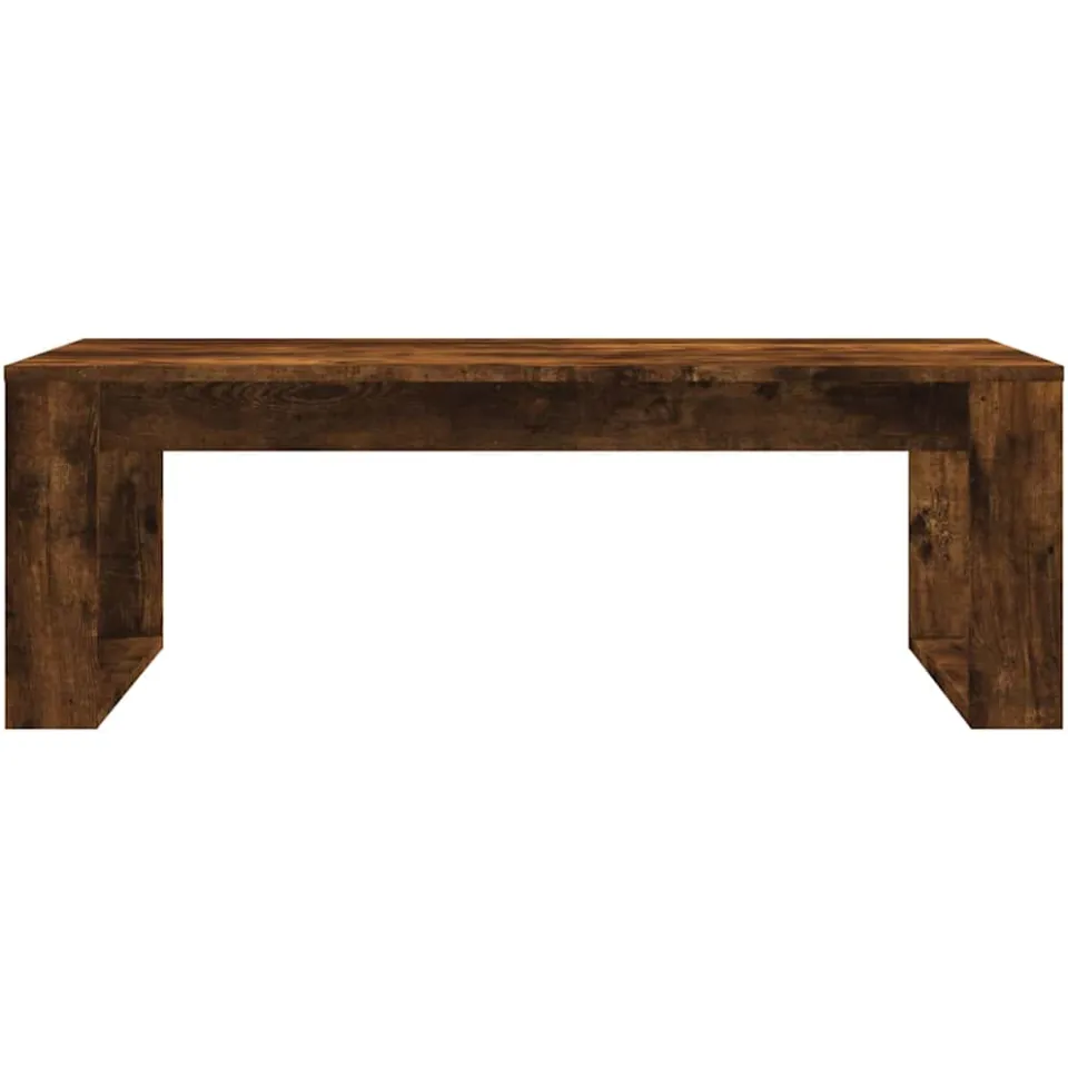 vidaXL Salontafel 102x50x35 cm bewerkt hout gerookt eikenkleurig Bruin