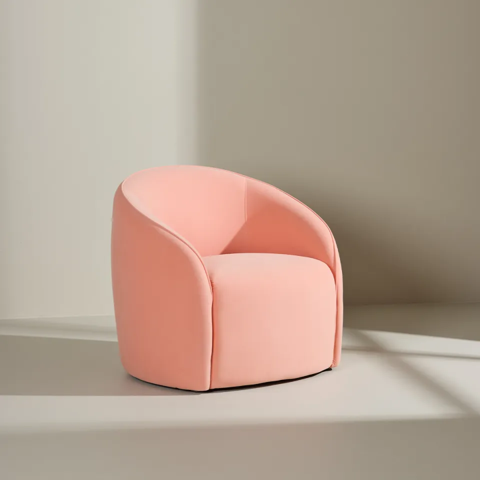 Nest living Giselle gestoffeerde fauteuil roze, foto 2