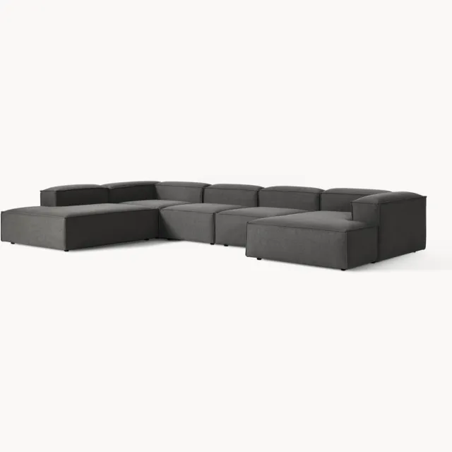 Westwing Collection Modulaire bank Lennon Antraciet