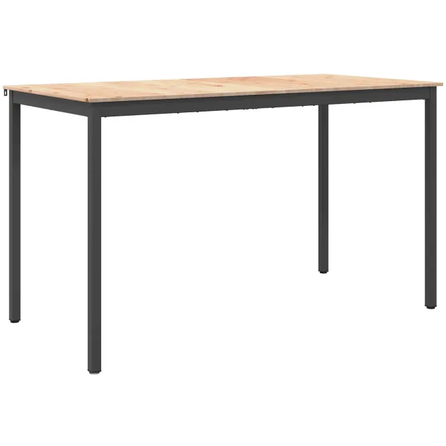 vidaXL Bartafel - 180 - x - 90 - x - 105 - cm - Massief - grenenhout - Naturel