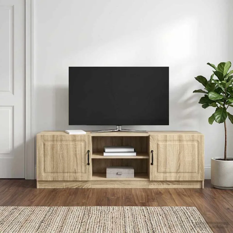 vidaXL TV-kast Sonoma Eiken 150 x 31 x 47 cm Bewerkt hout, foto 4