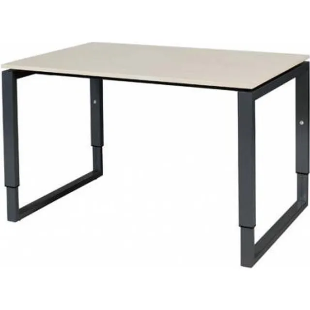 Schaffenburg Verstelbaar Bureau - Plus 120x80 robson - zwart frame Zwart (RAL9005)/Robson Eiken
