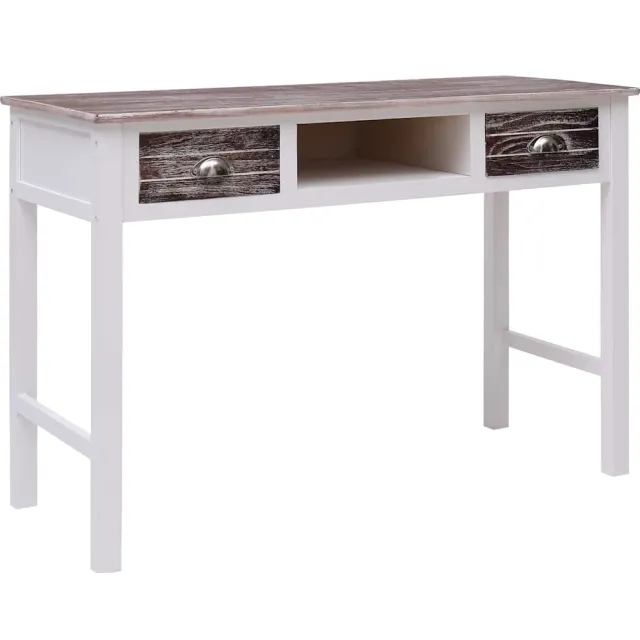 vidaXL Schrijftafel 110x45x76 cm hout bruin