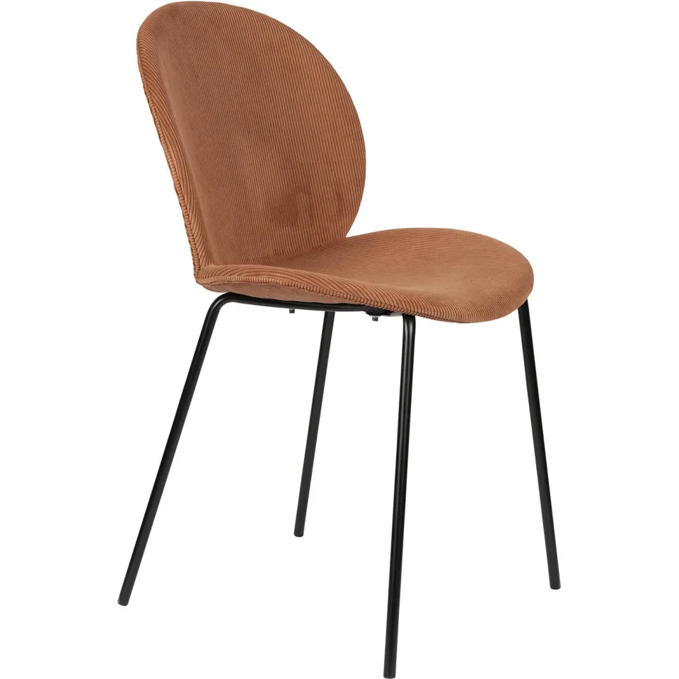 Zuiver Bonnet eetkamerstoel terracotta, foto 2