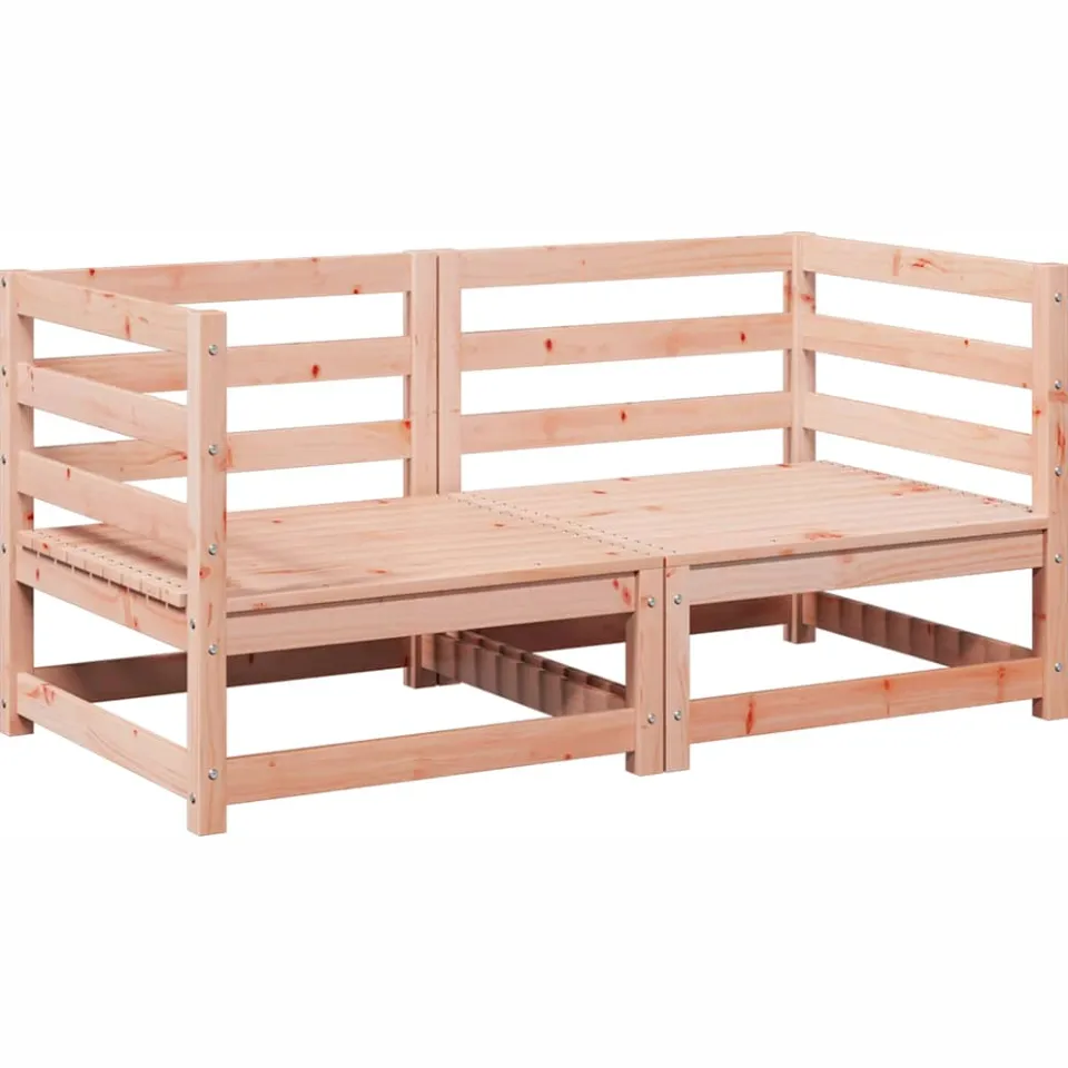 vidaXL 2-delige Loungeset massief douglas vurenhout bruin, foto 3