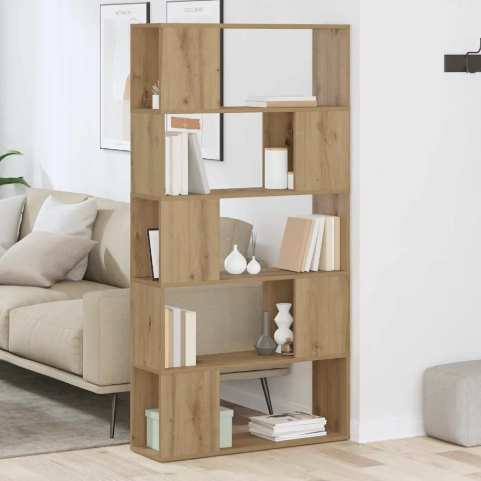 vidaXL Tv-meubelset 80 x 24 x 156 cm Bruin Bewerkt hout, foto 3