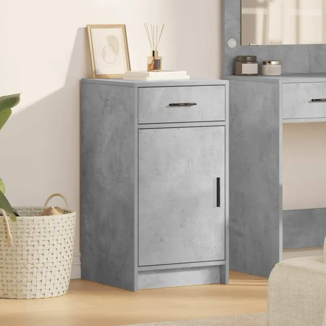 vidaXL Dressoir Beton Grijs 40 x 40,5 x 75 cm Bewerkt hout