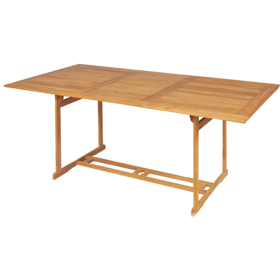 vidaXL 7-delige Tuinset massief teakhout bruin, foto 2