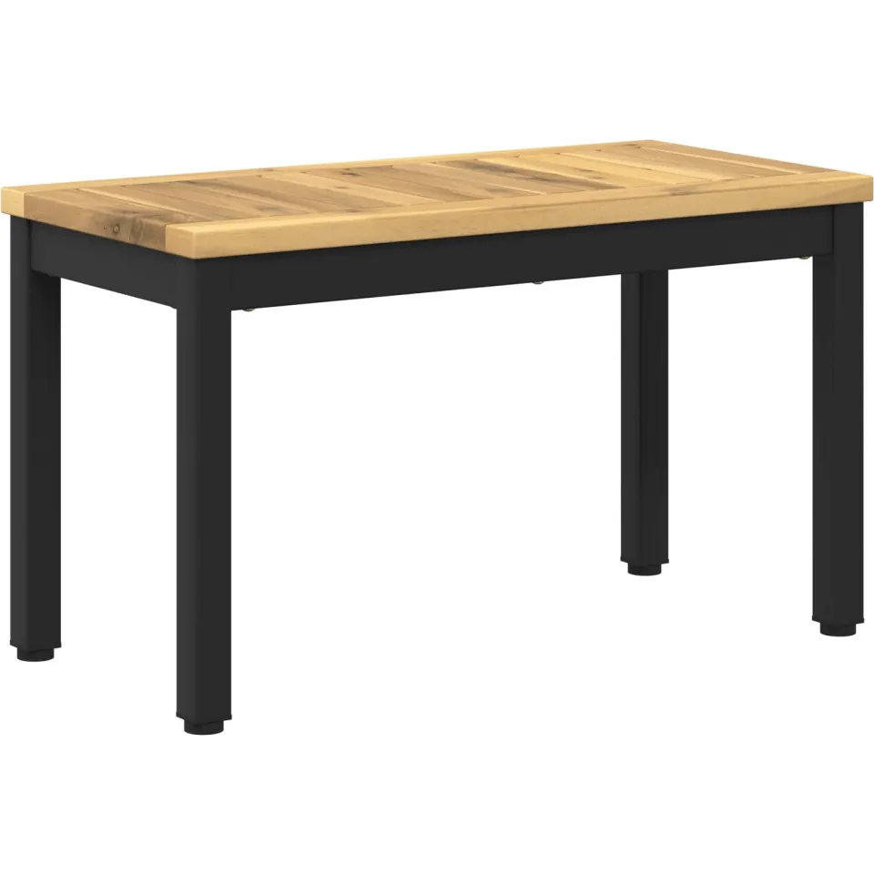 vidaXL Salontafel NAARDEN Whitewash en zwart 60,5 x 30 x 36 cm, foto 3