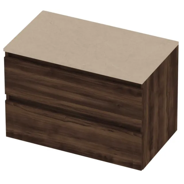Basic-Line Deck 46 Badmeubelset Greeploos 80x46x58 cm Barista Oak Sand Stone Beige