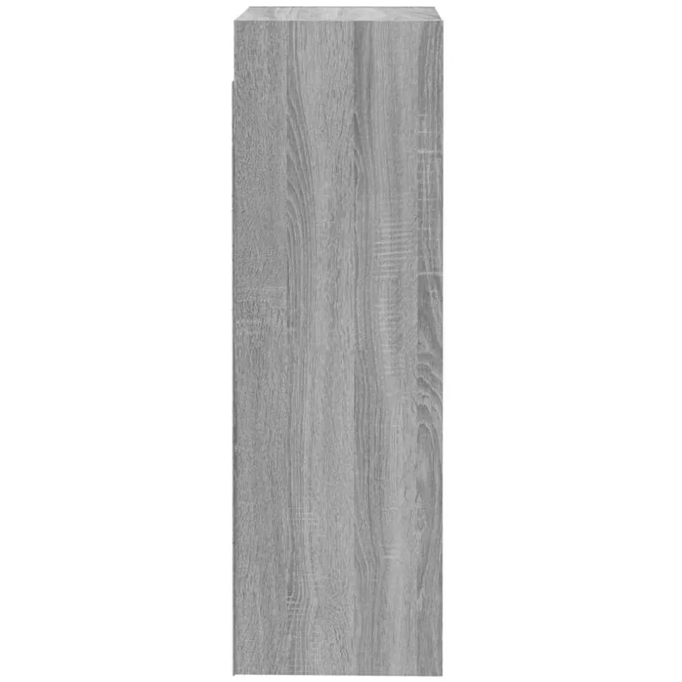 vidaXL Tv-meubel 30,5x30x90 cm bewerkt hout grijs sonoma eikenkleur, foto 4