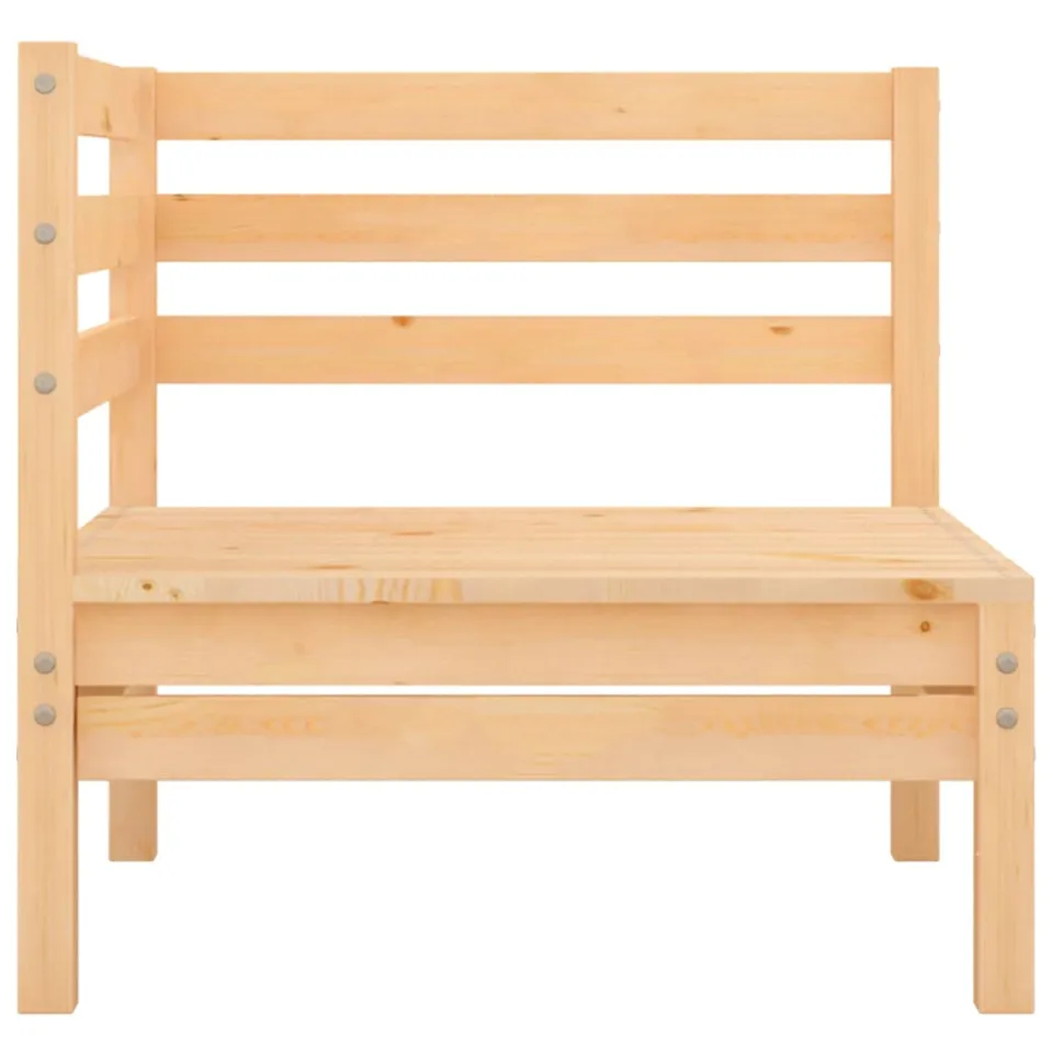 vidaXL 6-delige Loungeset massief grenenhout bruin, foto 4