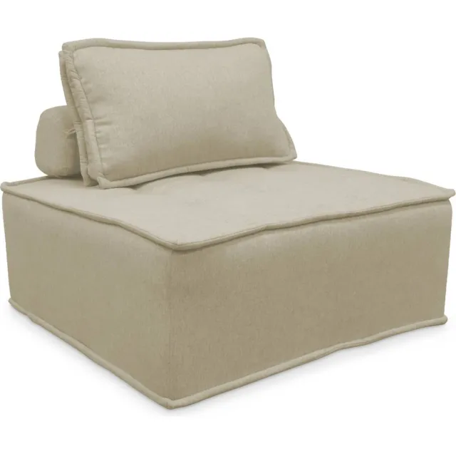 sweeek Fauteuil modulair van stof - dao beige