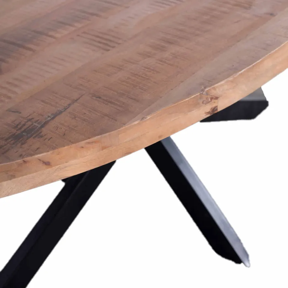 Giga Meubel Eettafel Mansour Ovaal Mangohout 200cm, foto 6