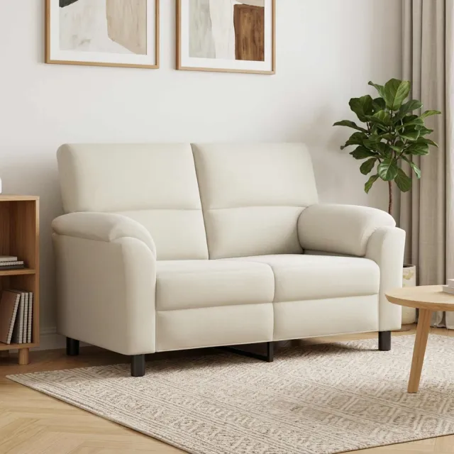 vidaXL Bank Crèmekleurig 154 x 85 x 93 cm fluweel