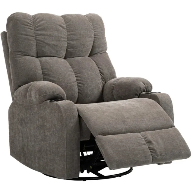 GranMaison Relaxfauteuil - Relaxzetel - Relaxstoel - Fauteuil - Stoel - Met armleuning - Voor één Persoon - Lichtbruin