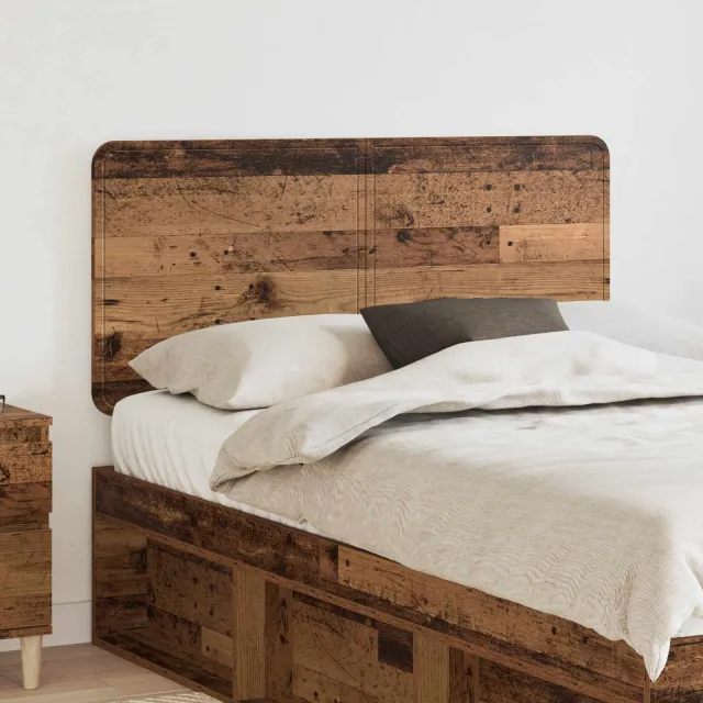 vidaXL Hoofdbord Oud Hout Bewerkt hout Bruin