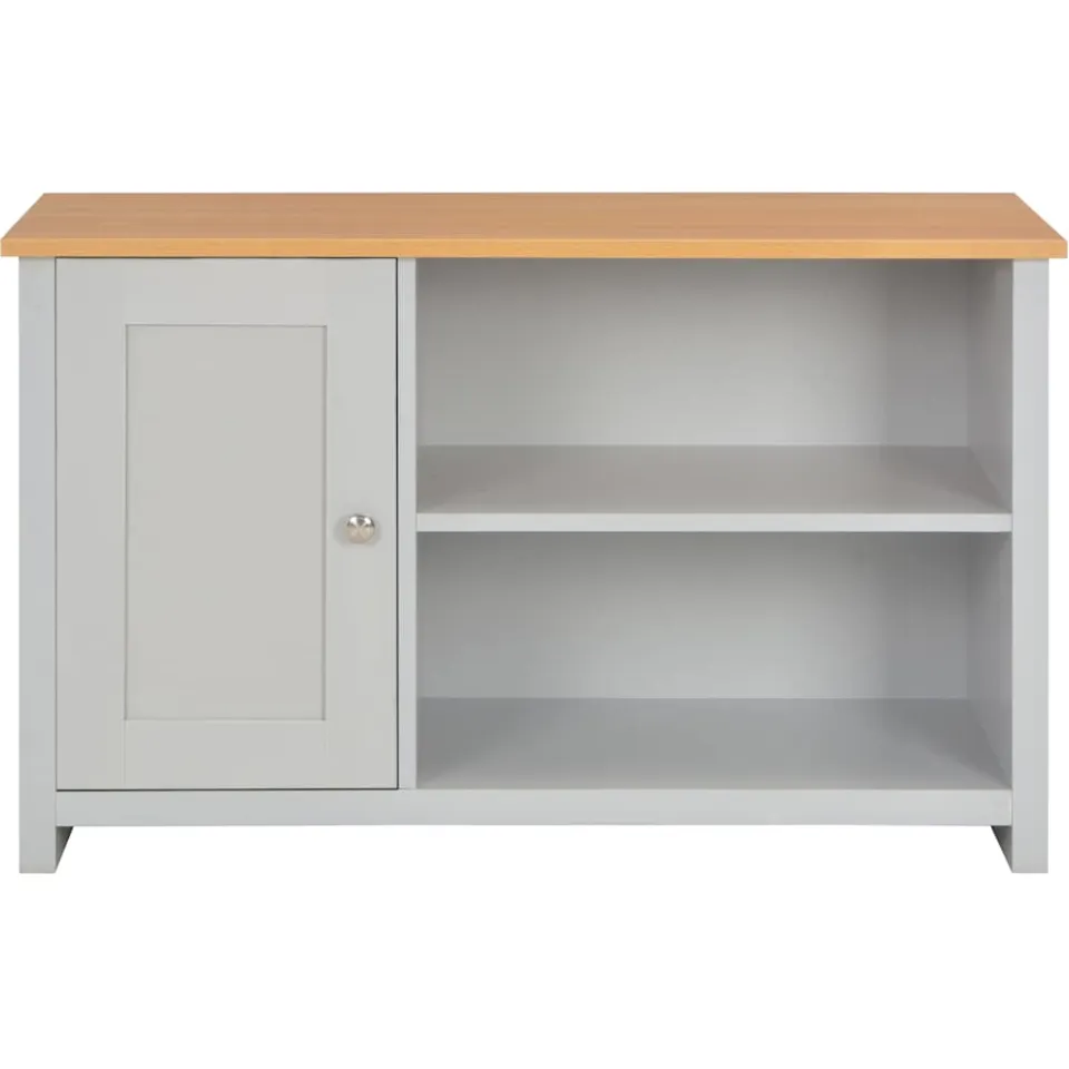 vidaXL Tv-meubel 95x39x58 cm grijs, foto 3