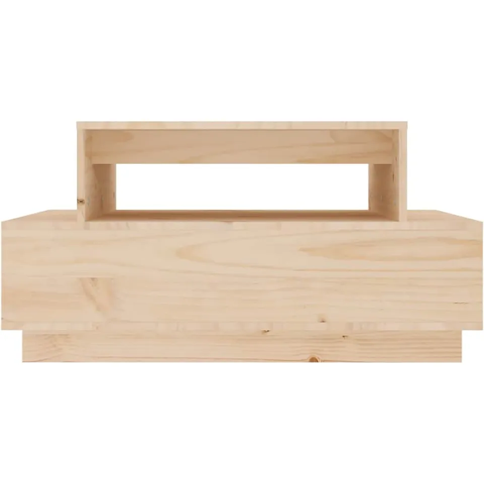 vidaXL Salontafel 80x55x40,5 cm massief grenenhout bruin, foto 4