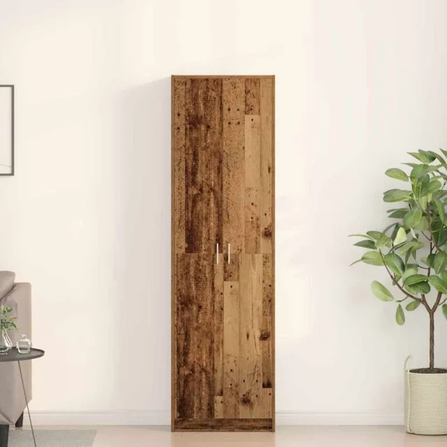 vidaXL Kledingkast Oud Hout 55 x 25 x 189 cm bruin, foto 2