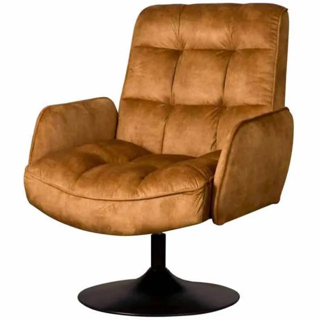 Tower Living Fauteuil Tropea draaibaar Adore - yellow 15 Goud/geel