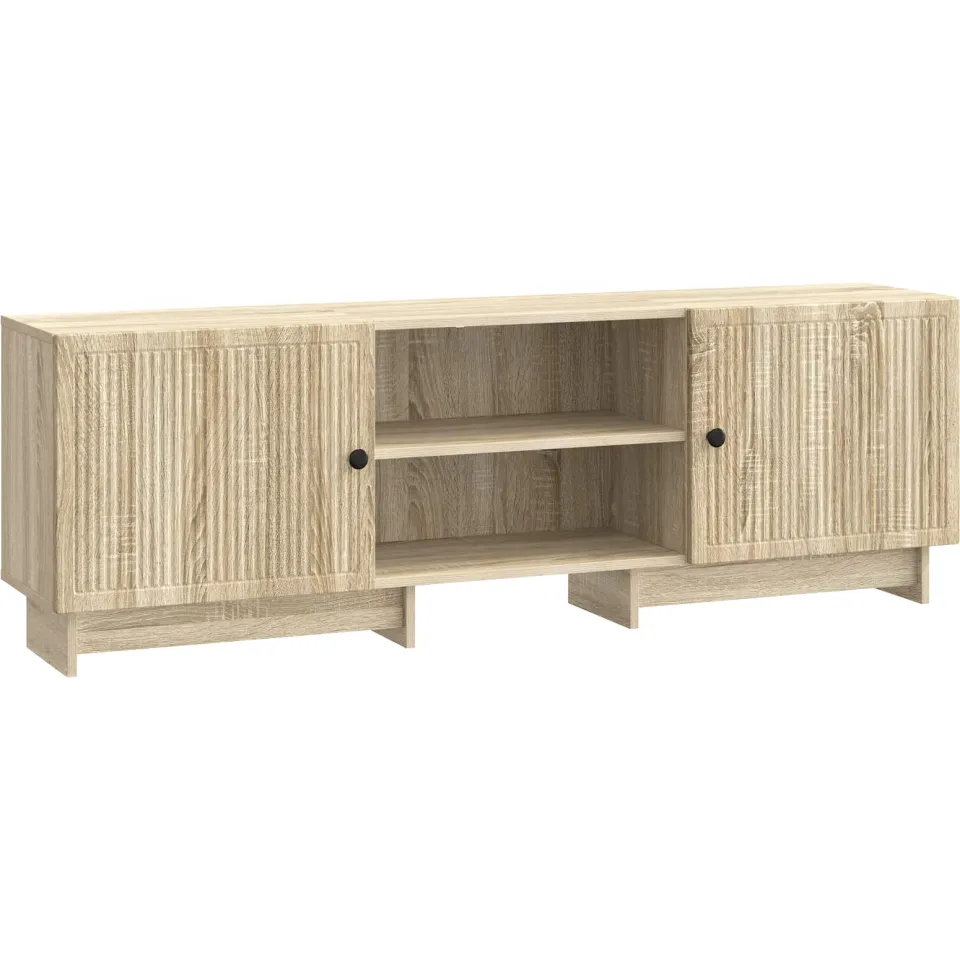 vidaXL TV-kast 150 x 31 x 50 cm Sonoma Eiken Geconstrueerd hout Bruin