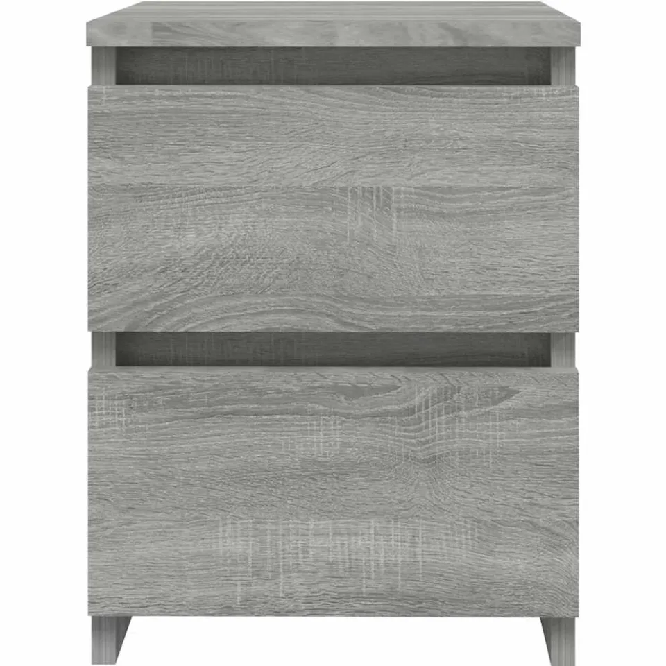 vidaXL Nachtkastje Grijs Sonoma 30x30x40 cm Engineered Wood, foto 3