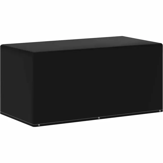 vidaXL Tuinmeubelhoes met 6 oogjes 160x80x75 cm Zwart