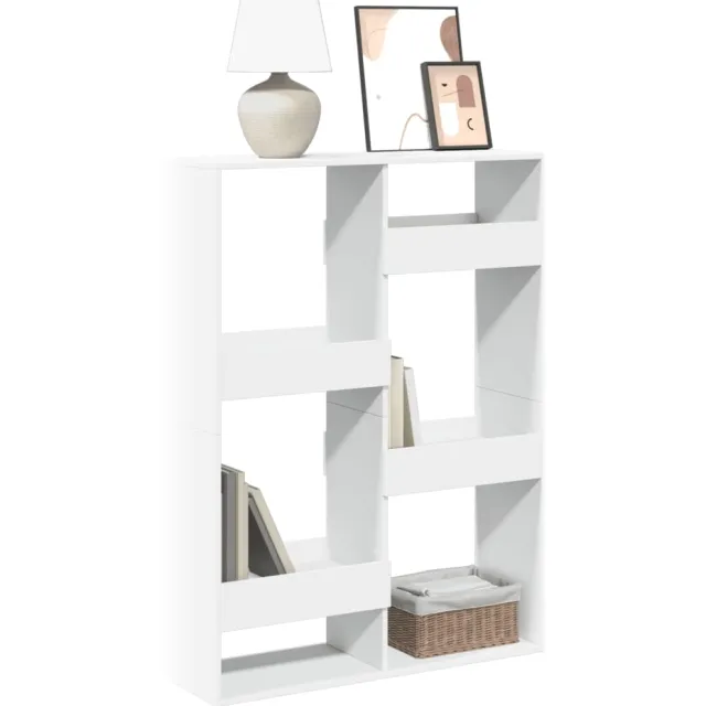 vidaXL Boekenkast 100x33x135 cm bewerkt hout wit