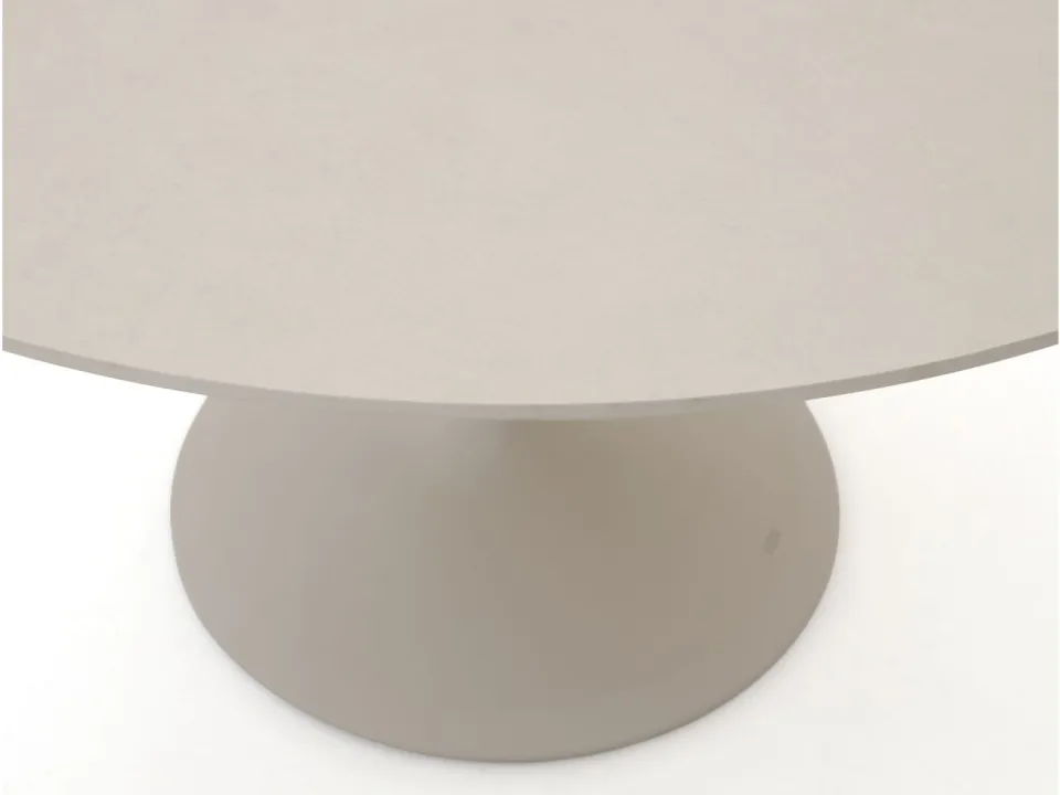 Suns Nova low dining tuintafel ø 120cm (h: 68cm) taupe, foto 4