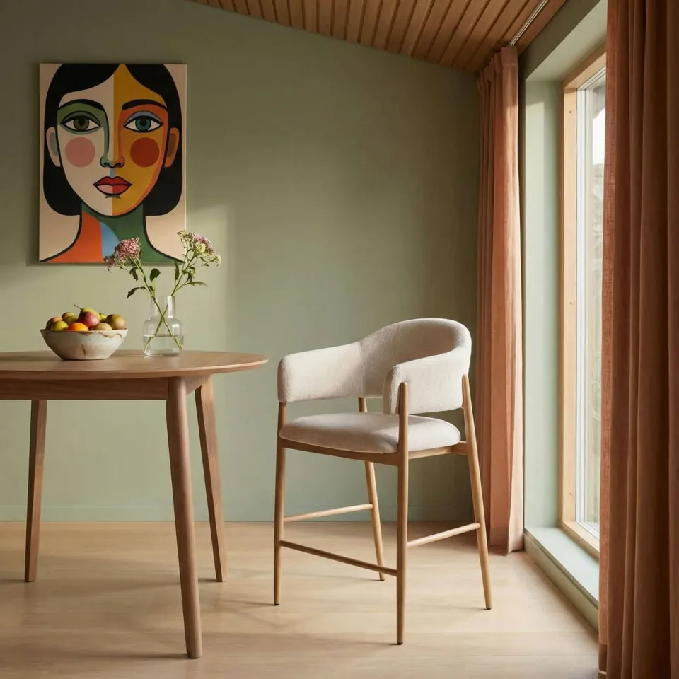 Giga Meubel Dénia barkruk beige, foto 3