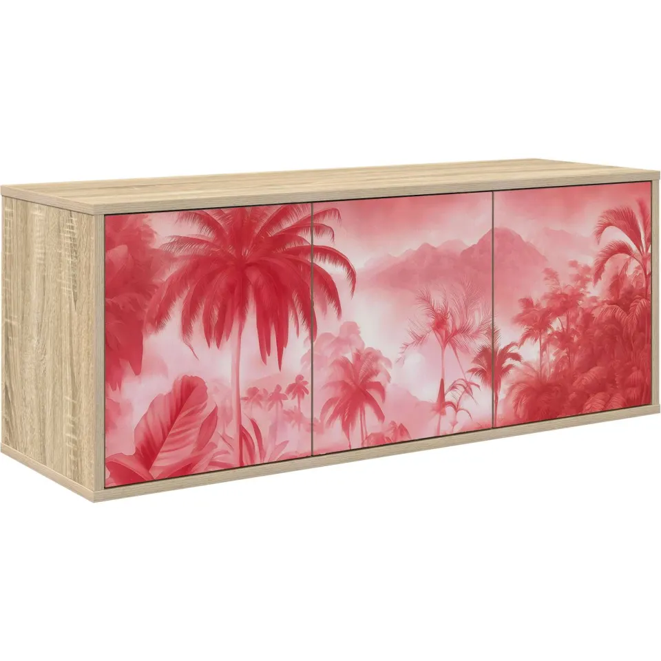 vidaXL Wandgemonteerd tv-meubel AACHEN 102 x 33 x 40 cm Sonoma Eiken, foto 3