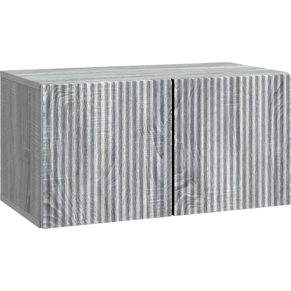 vidaXL Wandbeugel TV-kast 59,5 x 31 x 30 cm Grijs sonoma Bewerkt hout, foto 3