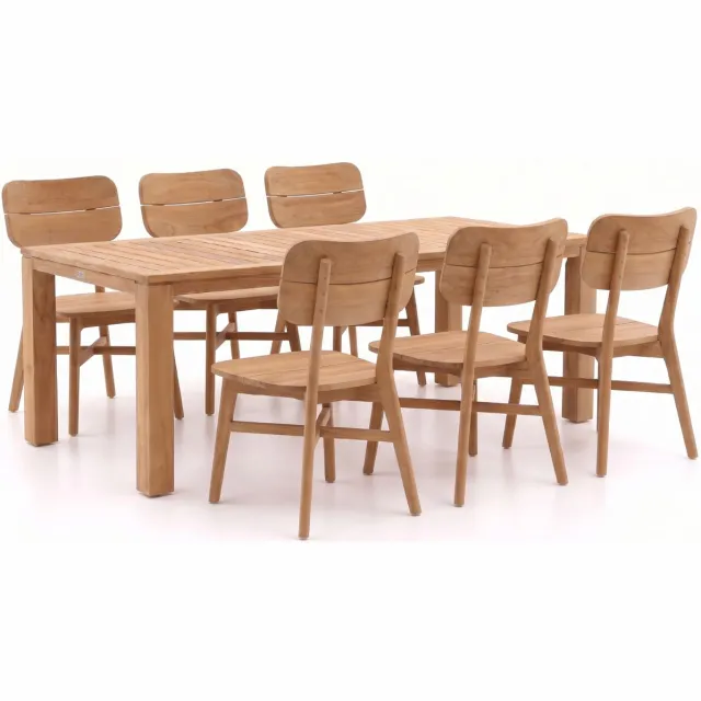 Bellagio tuinmeubelen Bellagio Omodeo/Buxton 220cm dining tuinset 7-delig