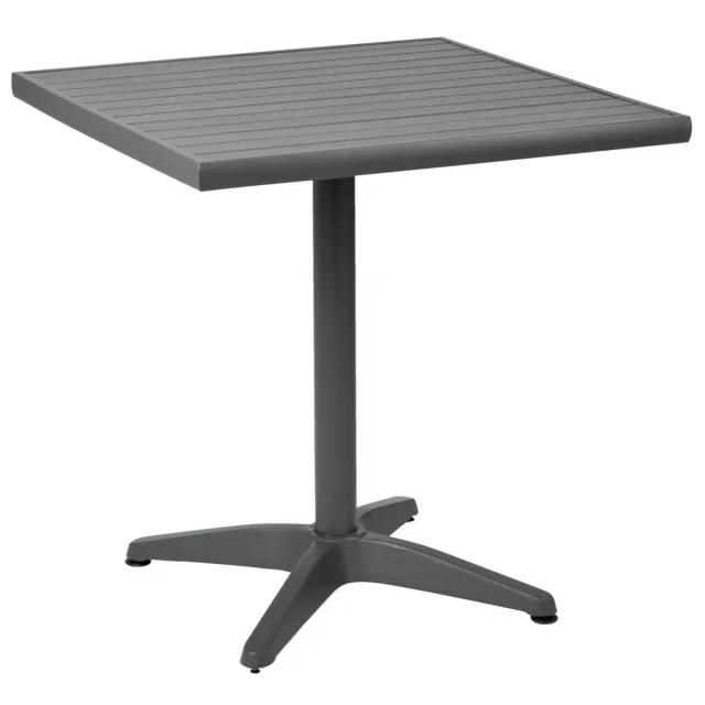 PULSIVA Buitentafel Malvena; 70x70x72 cm (LxBxH); antraciet; vierkant