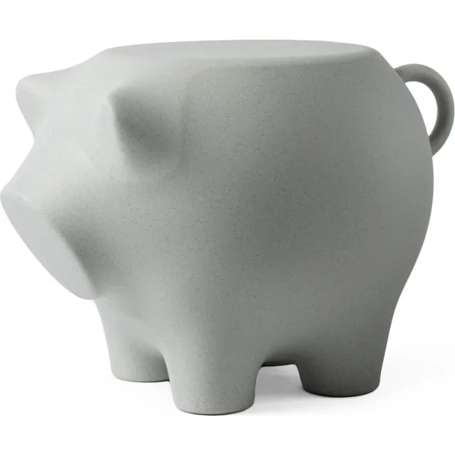 Werkwaardig Bijzetvarken Steen / Sidepig Stone - Design Bijzettafel - mixed materiaal - Werkwaardig.