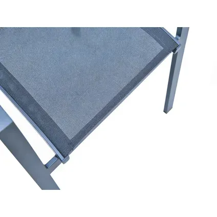 Central Park - Praxis Eigen Merk Central Park Tuinstoel Lorenzo - Stapelbaar - Aluminium - Zwart, foto 5