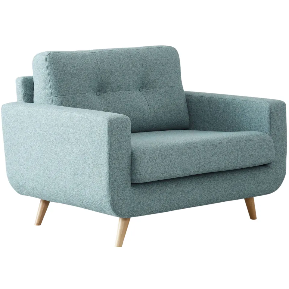 Wehkamp Home loveseat Palermo blauw, foto 4
