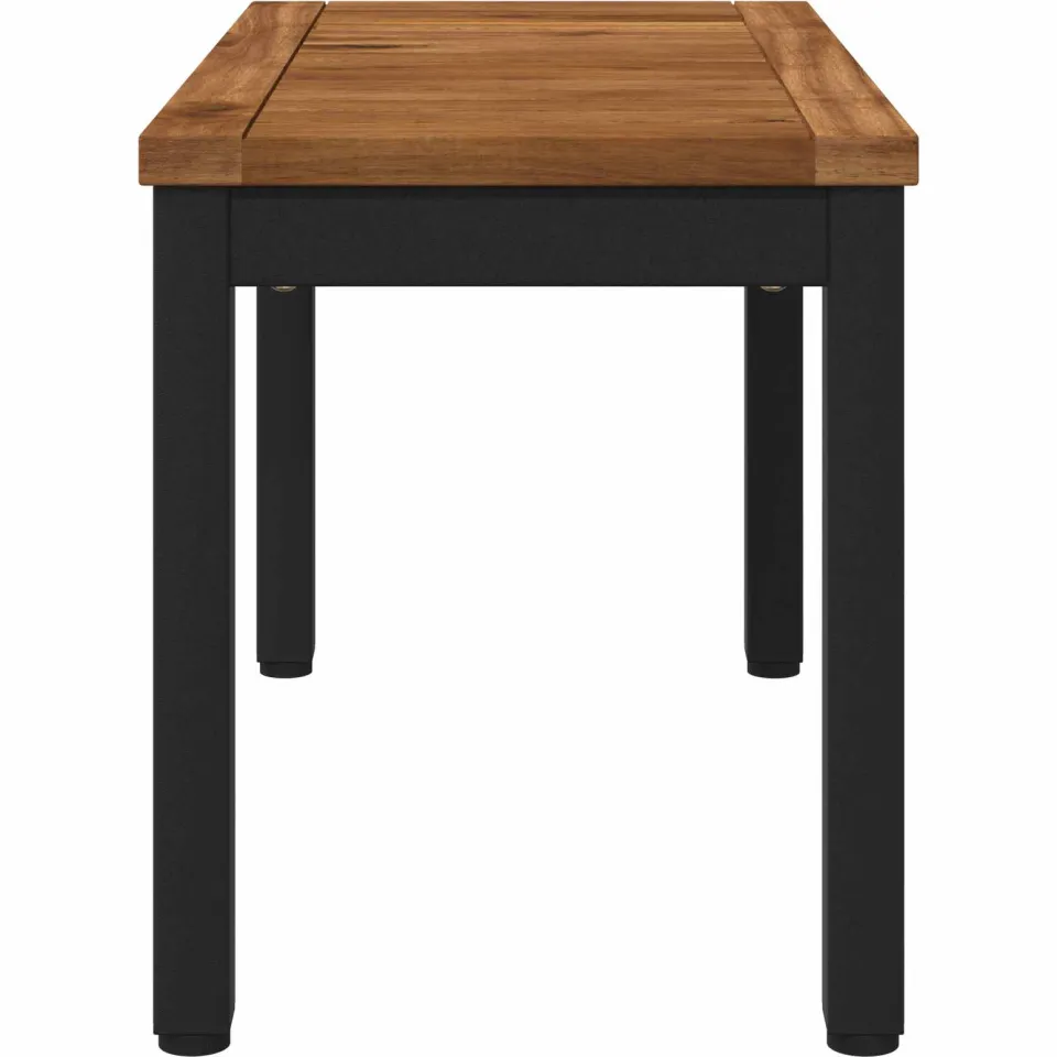 vidaXL Salontafel NAARDEN Naturel en Zwart 60,5 x 30 x 36 cm, foto 4
