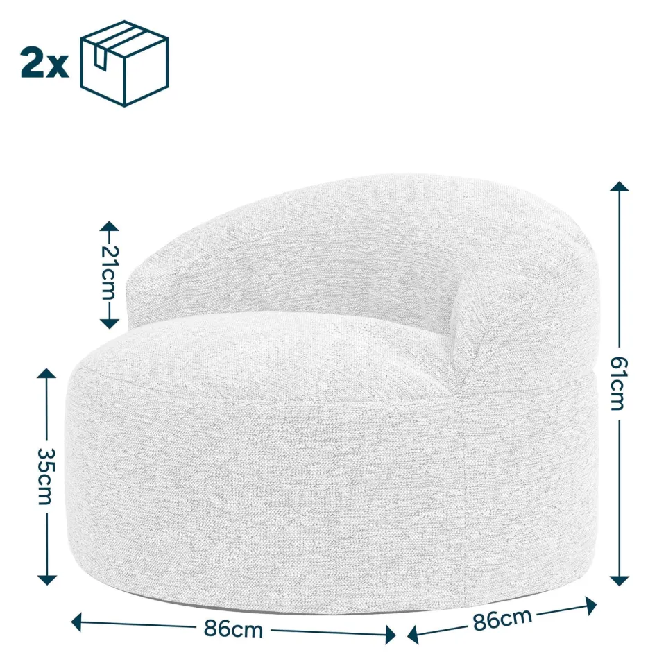 icon - Orb Zitzak Fauteuil - Binnen - Beige, foto 5