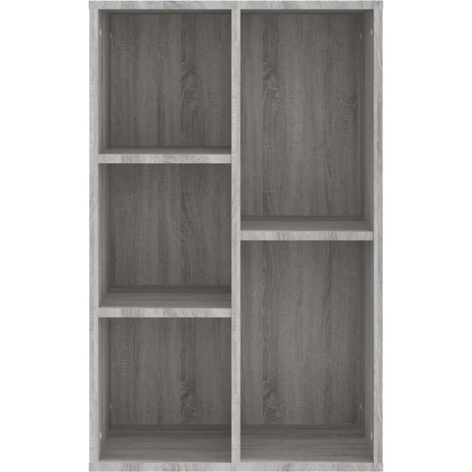 vidaXL Boekenkast/dressoir 50x25x80 cm bewerkt hout sonoma grijs, foto 4