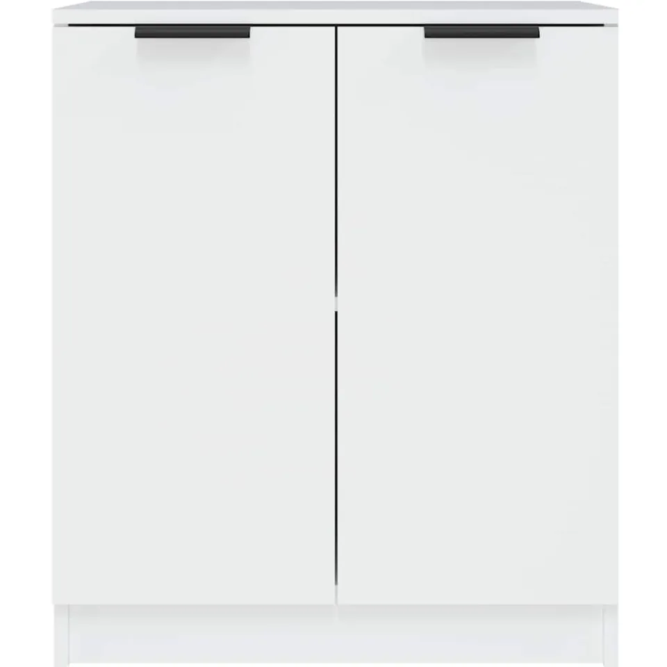 vidaXL Dressoirs 2 st 60x30x70 cm bewerkt hout wit, foto 4