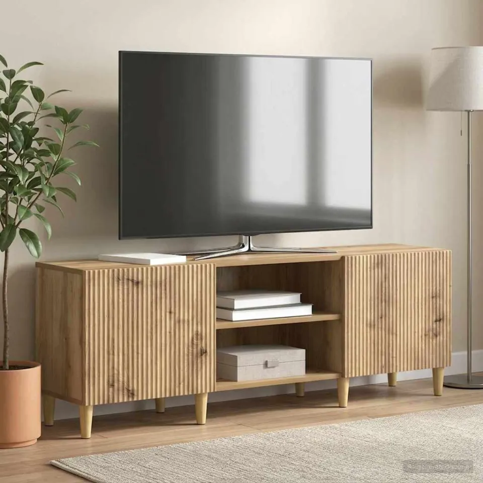 vidaXL TV-kast 150 x 31 x 50 cm Artisanaal eiken Bewerkt hout, foto 4
