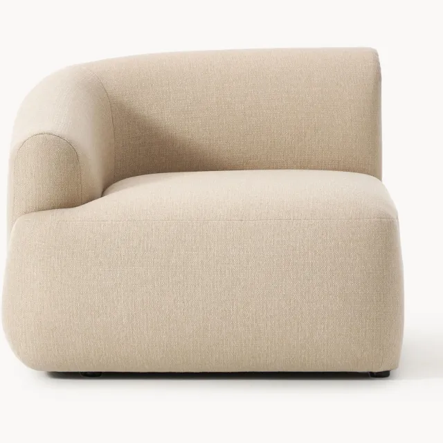 Westwing Collection Hoekmodule Sofia beige