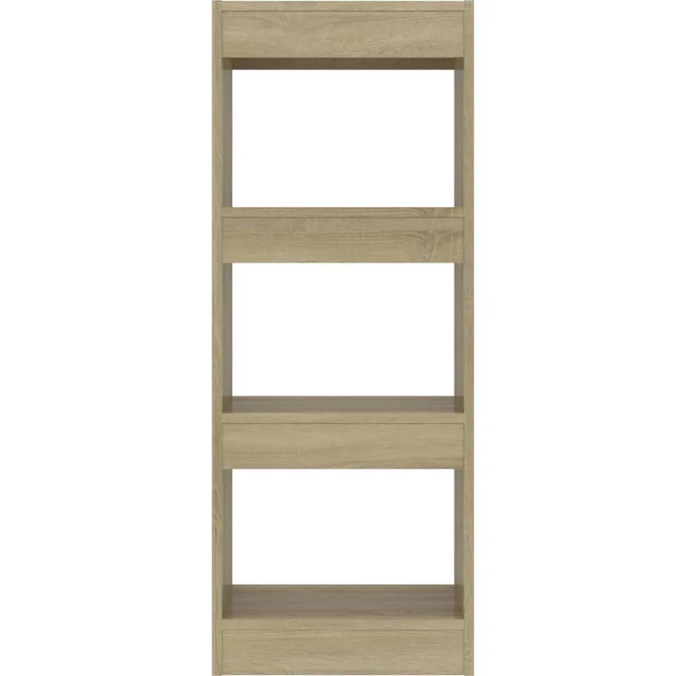 vidaXL Boekenkast/kamerscherm 40x30x103 cm bewerkt hout sonoma eiken, foto 4