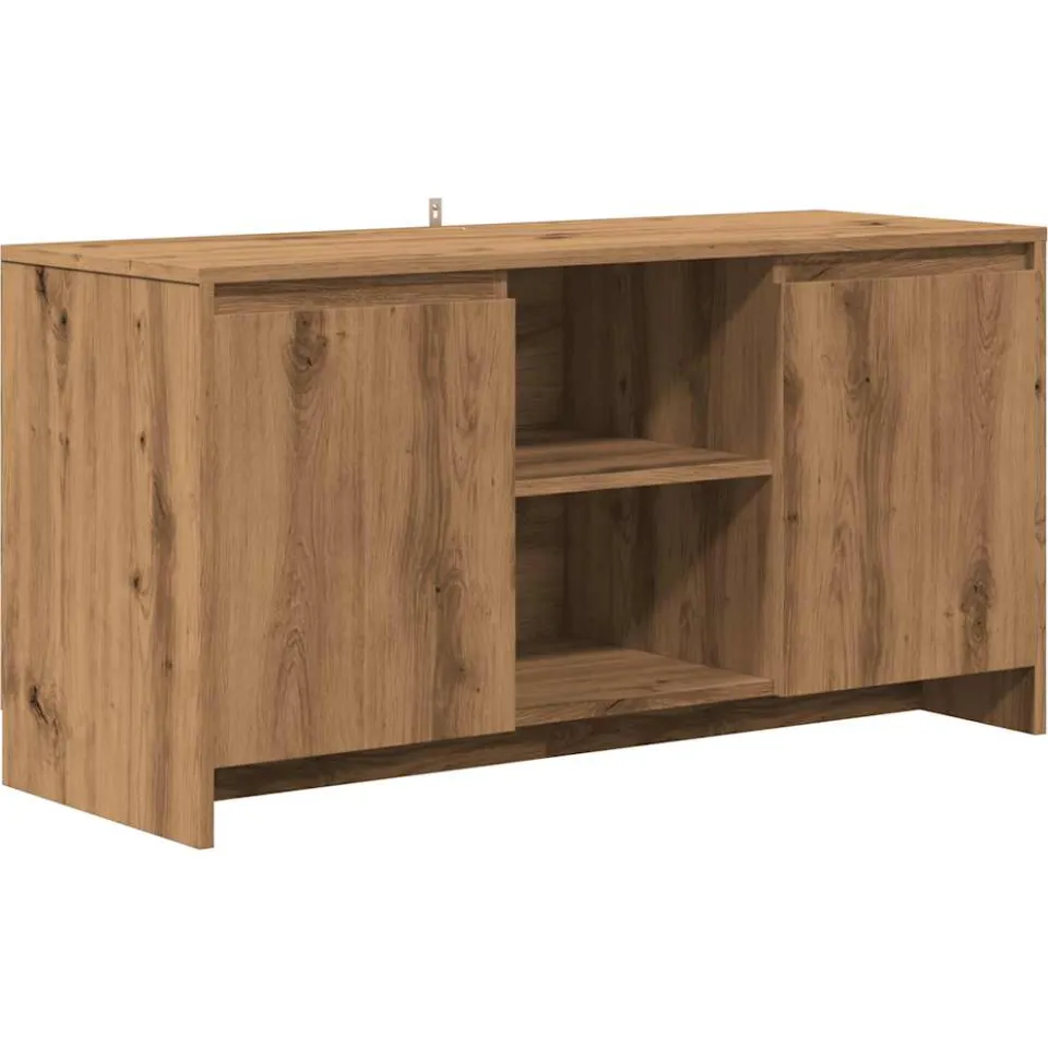 vidaXL Tv-meubel 102x37,5x52,5 cm bewerkt hout artisanaal eikenkleur, foto 3
