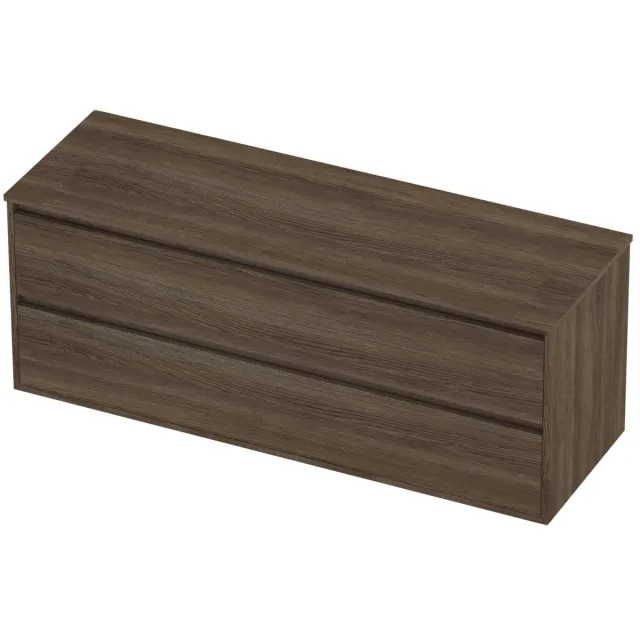 Proline Deck Badmeubelset Greeploos Symmetrisch Kader 140x46x54 cm Vital Oak Eiken