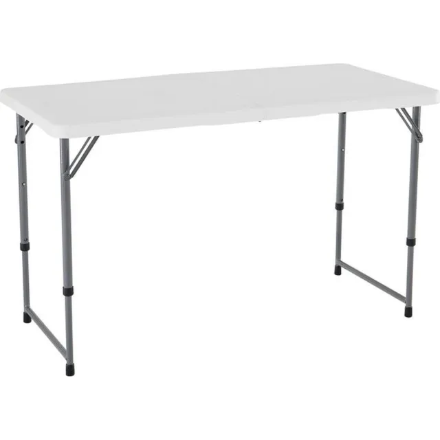 Lifetime Kevin tafel - Wit - Opvouwbaar - 122x61x91 cm Wit Graniet