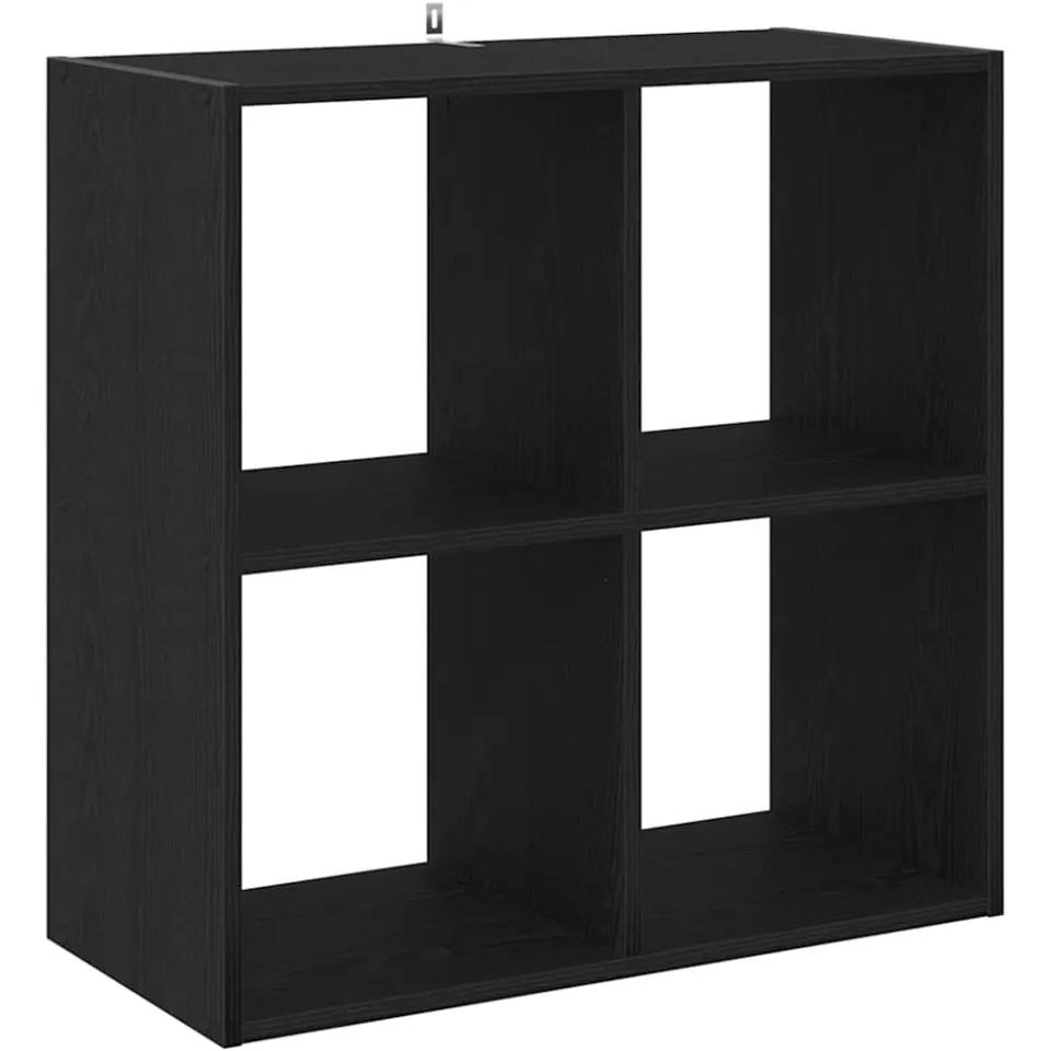 vidaXL Boekenkast Zwart Eiken 68.5 x 32 x 68.5 cm, foto 3